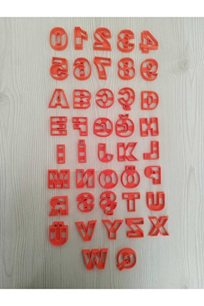 RPMD Store Letter Mold Game Dough Mold Dough Mold Cookie Mold Cake Mold