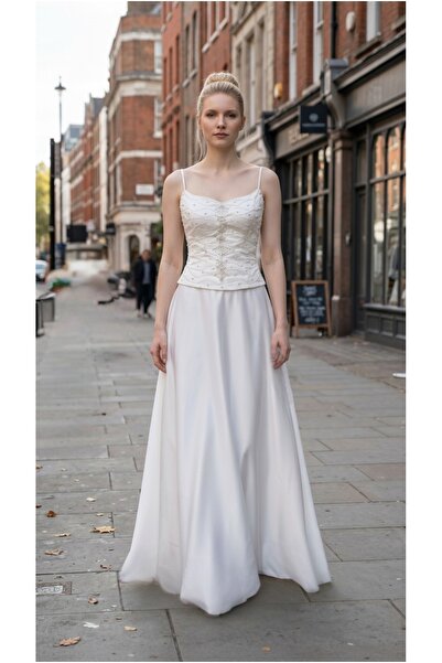 GÖKŞİN MODA Nikah Wedding Dress Bridal Gown