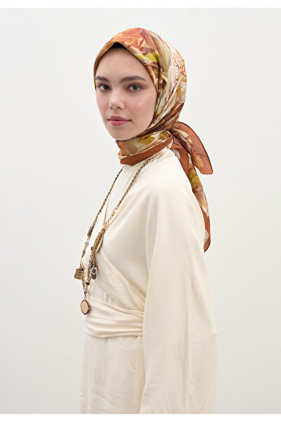 Freshscarfs Eșarfă din bumbac și viscoză cu model Tile Nerıssa