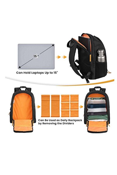 Arabest Waterproof DSLR Camera Backpack, Travel Shoulder Bag for Canon Nikon ...
