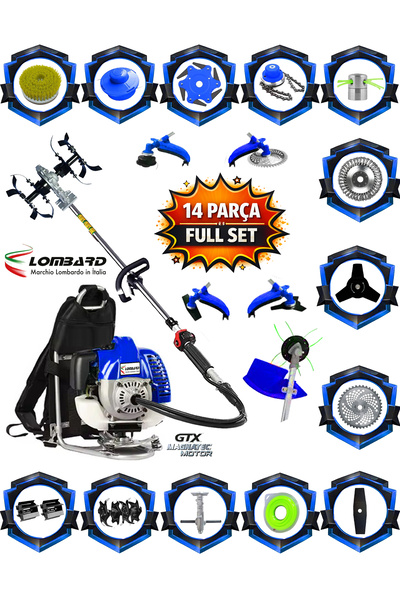 ProJCB Plus Lombard Italia Ls-900 Turbo 10 In 1 Arazi Seti Sırt Tırpan Toprak...