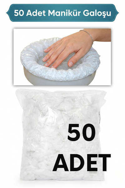 Generic Brand حذاء مانيكير للاستعمال مرة واحدة 50 قطعة