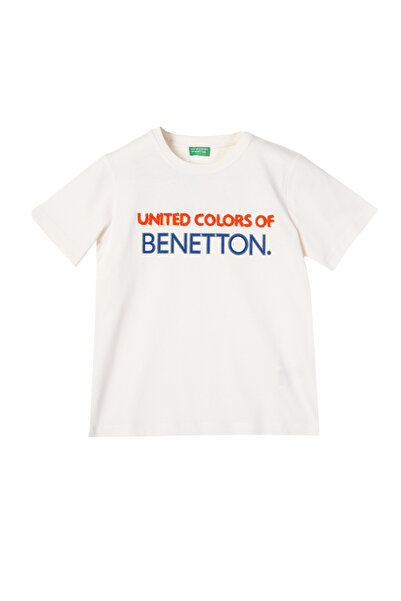 Benetton United Colors of Benetton Boy's White T-shirt BNT-B21361
