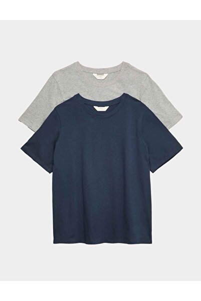 Marks & Spencer 2’li Saf Pamuklu Pijama Üstü