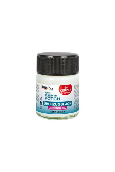 Kreul Vernis satinat Potch pentru transfer foto, pentru lumânări, 50 ml