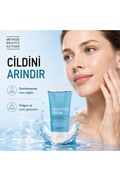Methode Brigitte Kettner Aqua Pure Cream 50 ml – Saf Nemlendirme Sağlayan Yüz...