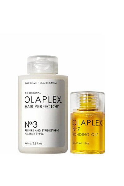 Olaplex رقم 3: مُحسّن الشعر 100 مل - رقم 7: زيت العناية 30 مل