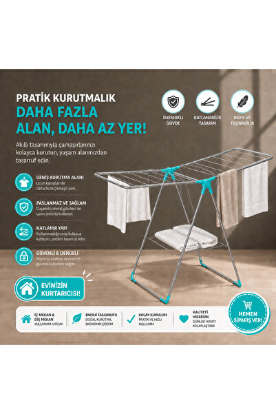 NOKHBA Nk-500 Oscar Çamaşır Kurutma Askısı