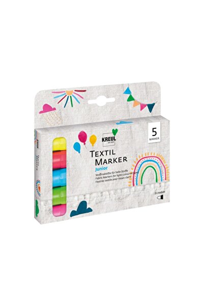 Kreul Marker textil Junior Kreul, set de 5 buc.