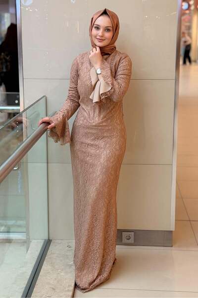 Mahal Fashion Night Kordone Lace Evening Dress
