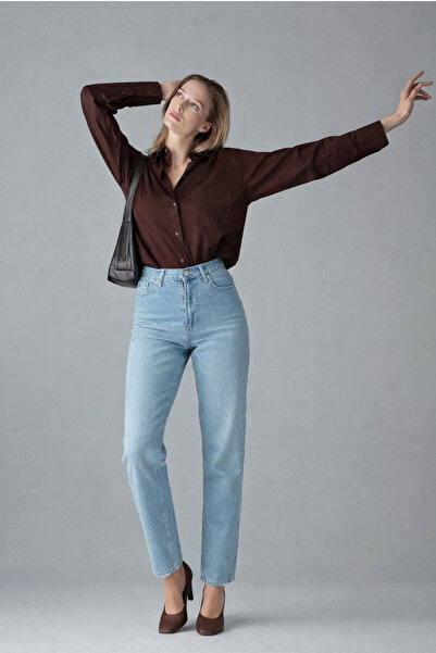 XRAY JEANS Pantaloni de damă Mom Fit cu picior drept, clasici, albaștri, din ...