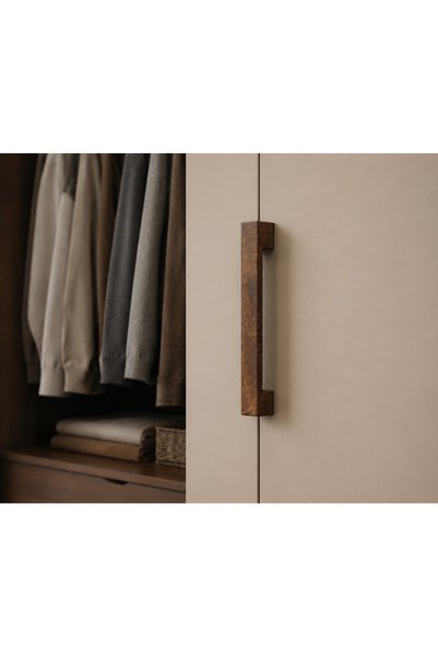 Wholewood Zen Wooden Furniture Cabinet Handle 192 mm Brown