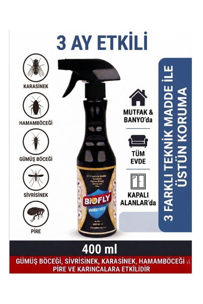 SeYar Haşere ilacı, Hamam Böceği, Karınca, Gümüş Böceği, Kene, Bit, Sivrisine...