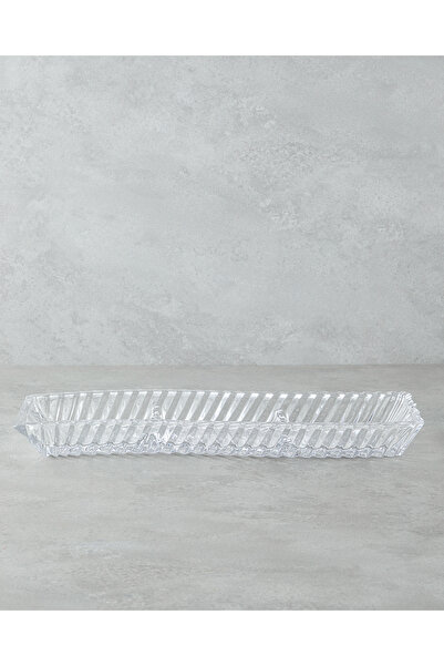English Home Aura Cam Sunumluk 40x14x4 Cm Şeffaf