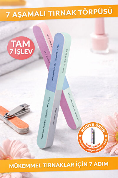 Ocean 7 Aşamalı Kolay Taşınabilir Tırnak Törpüsü