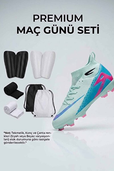 rekorsport Futbol Seti Krampon Halı Saha - Tekmelik, Konç ve Antrenman Çantas...