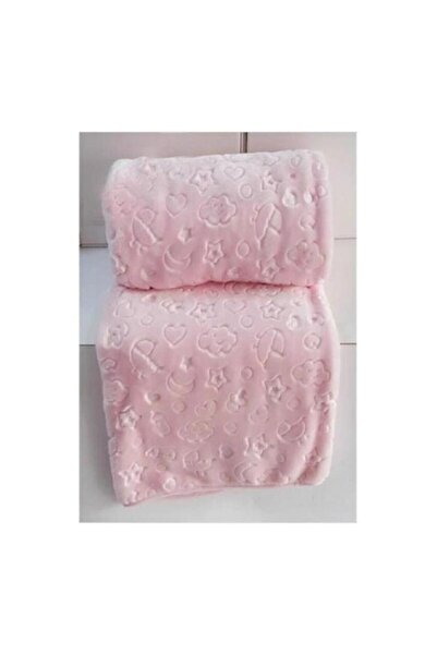 Özdilek بطانية أطفال وردية اللون 100x120-PINK-