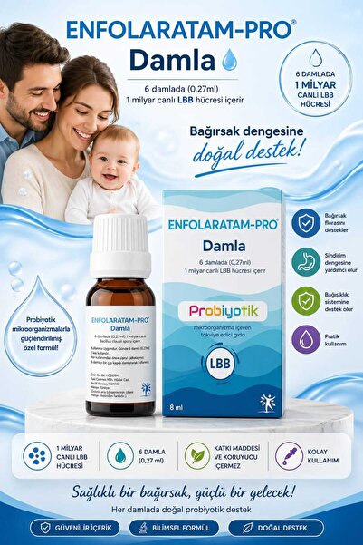ENFOLARATAM PRO Probiotic Damla 8 ml Probiyotik Damla