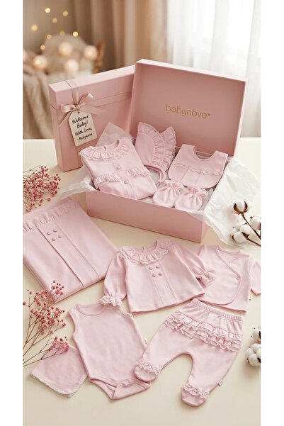 babyist • Babynova %100 Pamuk 10 Parça Yenidoğan Hastane Çıkışı Seti - Premiu...