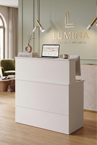 Yurudesign Vario H Ofis Karşılama Bankosu Beyaz VO20-W