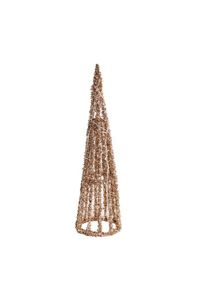 Yargıcı Pilli Konik Yılbaşı Dekoru (8x30 cm)