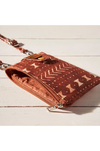 İsella Phone Bag and Wallet Coffee Color