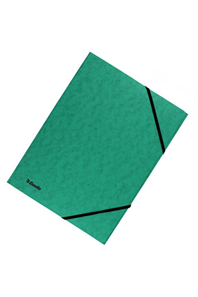 Esselte Dosar din carton cu elastic LUX Verde