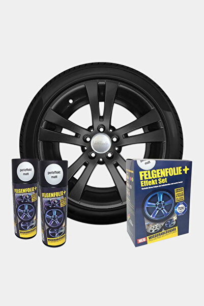 Plasti Dip Jant Folyo Efekt Seti Sökülebilir Jant Kaplama Spreyi Metalik Gümüş 2x400 ml