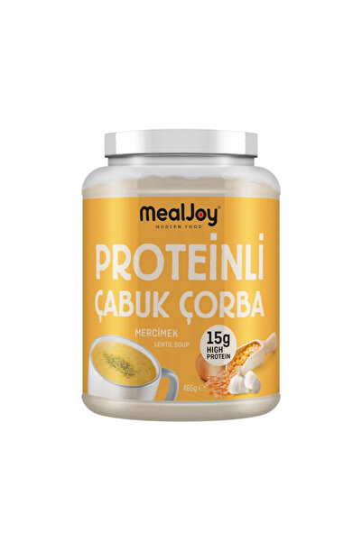 Mealjoy Yüksek Proteinli Çabuk Çorba MERCİMEK 15 Servis 465 gr ''Her porsiyon...