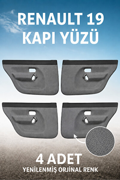 VK AUTO Renault Europa 19 Kapı Döşemesi 4"lü Set Yenilenmiş Renk ve Desen 199...