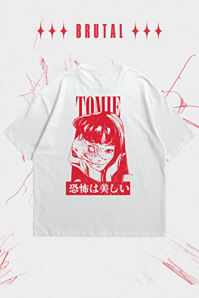 Brutal Dept. Tomie Anime Printed Oversized T-Shirt – Japanese Manga Aesthetic...