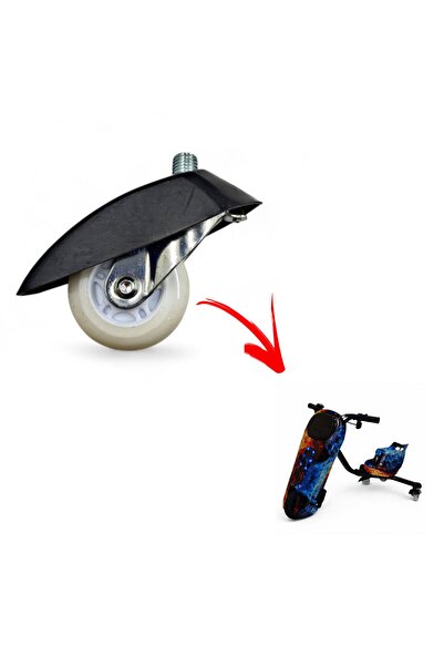 Scooter غطاء خلفي لسكوتر درفت مع عجلة خلفية مضاءة بتقنية LED وقاعدة لدراجات د...