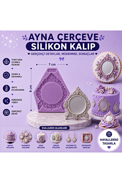 Dr.Paste Silikon Kalıp Ayna Çerçeve
