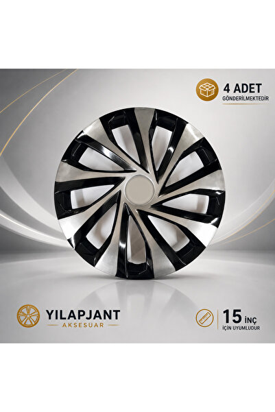 YILAPJANT TOYOTA UYUMLU 15 INC JANT KAPAĞI RENKLİ KIRILMAZ