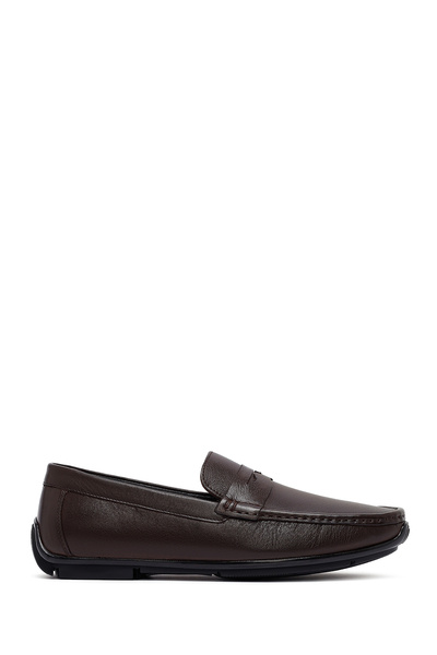 Derimod Erkek Kahverengi Deri Casual Loafer 25SFD642018