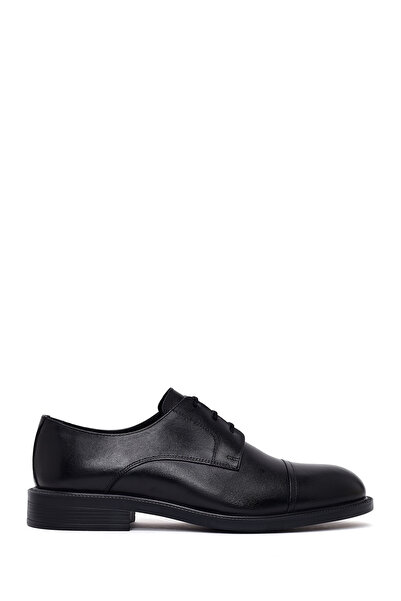 Derimod Men's Black Lace-Up Leather Classic Shoes 26Sfd664318