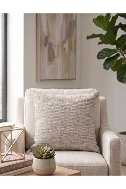 Bally Home '' Elia '' Jakarlı Şönil Dokuma Dekoratif Kırlent Kılıfı 45x45