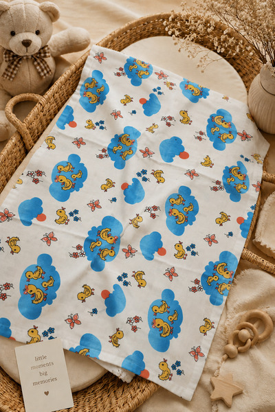 Cottonest غطاء للأطفال |   بطانية أطفال ناعمة منقوشة |   75 × 90 سم