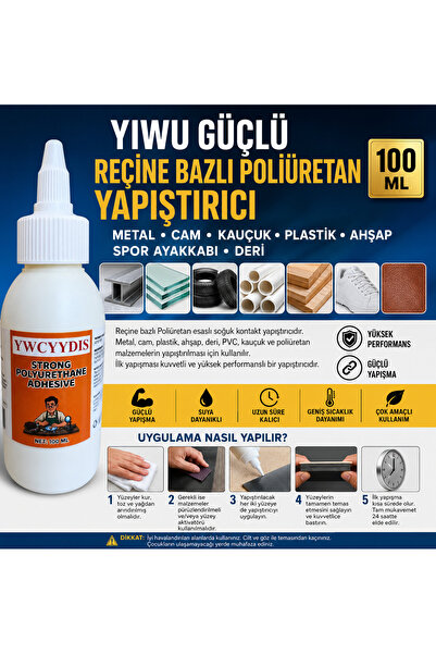 ORGANICYOU YIWU GÜÇLÜ REÇİNE POLİÜRETAN METAL,CAM,KAUÇUK, PLASTİK , AHŞAP,SPO...