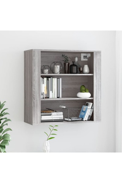 Concept Dulap de perete, gri sonoma,80x33x80 cm, lemn prelucrat