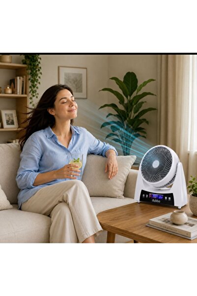 dubbo YAZIN MASA ÜSTÜ VANTİLATÖR+KIŞIN 2200 W.ISITICI+UK