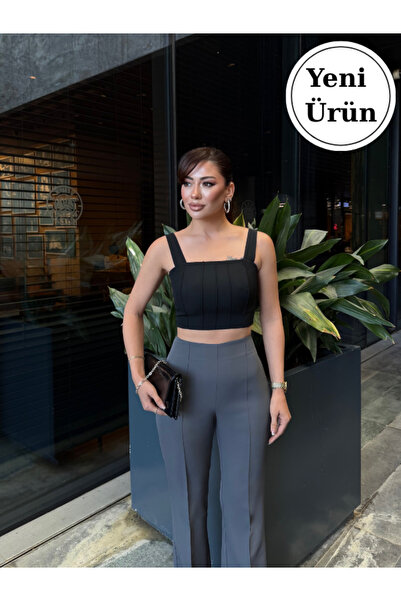 Nadrina Grass Detailed Trousers