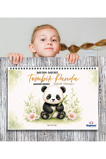 express planlayıcı 2027 Calendar A4 Size 53 Weekly Planner Chubby Panda