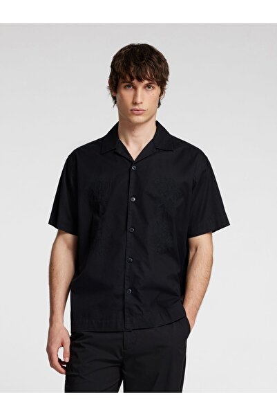 Selected Homme Short sleeved shirt Embroidered