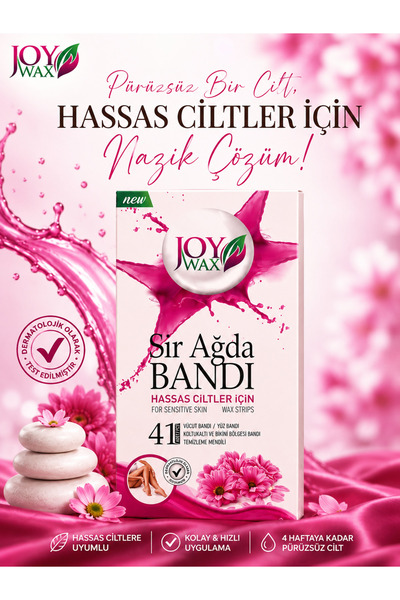 JOYWAX Joy Wax 41li Agda Bandı Pudralı (HASSAS CILT)