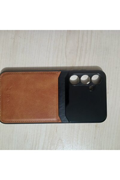 Zebana Lens Deri Kılıf Samsung Galaxy S23 FE uyumlu