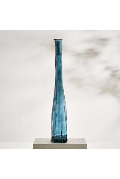 PAN HOME Everest Recycled Glass Vase 23x100cm - Blue