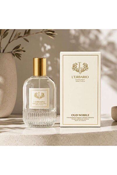 PAN HOME Lerbario Oud Nobile Spray Fragrance 100ml 5x5x12cm - White