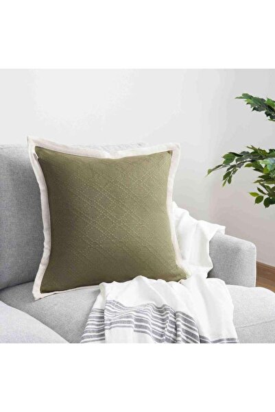 PAN HOME غطاء وسادة بلانكا 50x50 سم - زيتوني