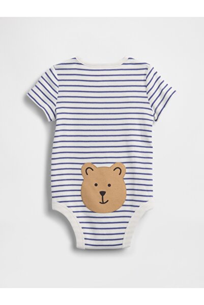 GAP Bebek Mavi Brannan Bear Bodysuit